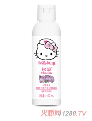 Hello Kitty初酷銀離子免洗手抗菌凝膠（植物萃?。?00ml
