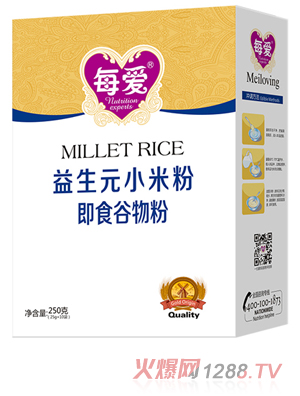 每愛益生元小米粉 盒裝