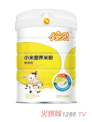 多嘉愛(ài)小米營(yíng)養(yǎng)米粉聽裝 鐵鋅鈣