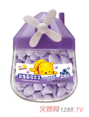 迪米熊益生菌溶豆豆-藍(lán)莓味風(fēng)車(chē)罐