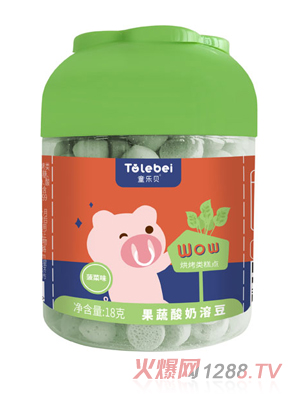 童樂貝果蔬酸奶菠菜火龍果藍莓羊奶味多種口味溶豆豆代理
