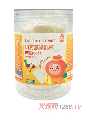禾兜山藥蒸米乳棒火龍果紅棗原味承自然之食伴寶寶健康成長磨牙小零食