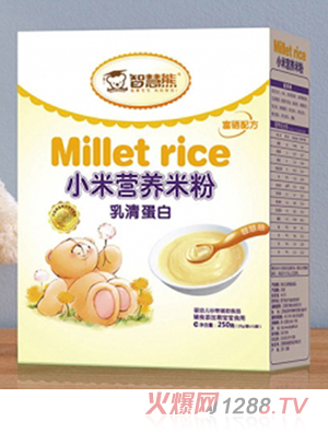 智慧熊乳清蛋白小米營(yíng)養(yǎng)米粉 盒裝