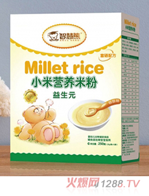 智慧熊益生元小米營(yíng)養(yǎng)米粉 盒裝
